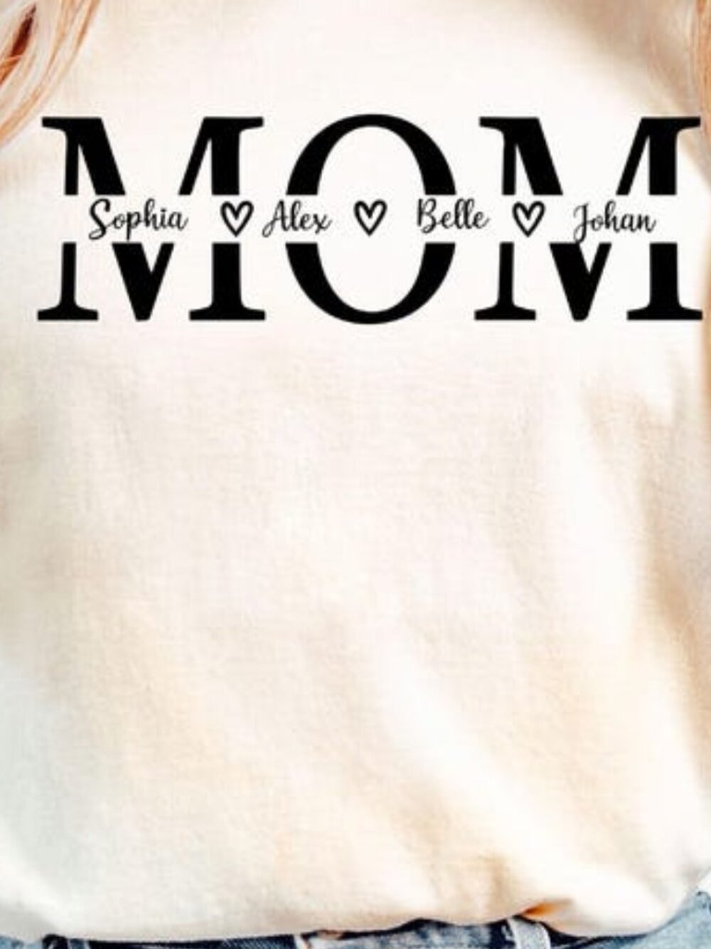Custom Mom Shirt, Personalized Mama Gift, Mother's Day Gift - Picture 2 of 3